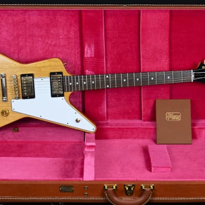 Gibson Custom Shop '58 Korina Explorer Reissue from 2022 in natural with original hardcase image 10