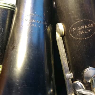 Ida Maria Grassi Italy wood clarinet, Vintage Good, Intermediate-Level image 2