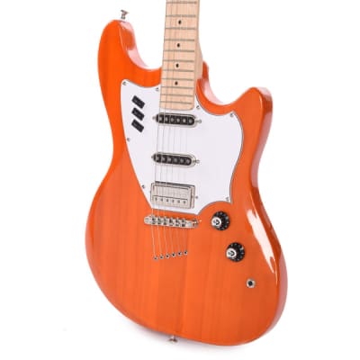 Guild Surfliner Sunset Orange 6-String Solid Body Electric Guitar with Maple Fingerboard image 9