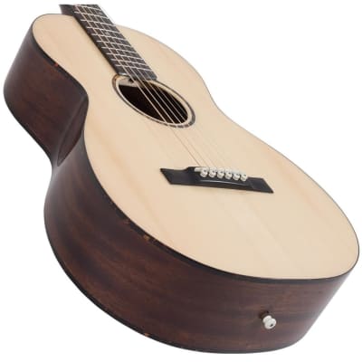 Recording King RP-G6 Solid Top Single-0 Body Acoustic Guitar, Natural image 3