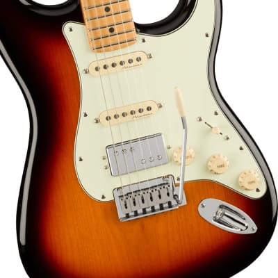 Fender Player Plus Stratocaster HSS Electric Guitar. Maple Fingerboard, 3-Color Sunburst image 4