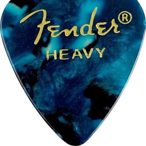 Fender 351 Shape Premium Picks, Heavy, Ocean Turquoise, 144 Count 2016