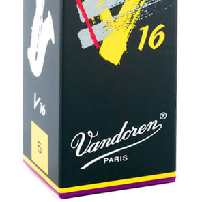 Vandoren SR725 V16 Series Tenor Saxophone Reeds - Strength 5 (Box of 5)