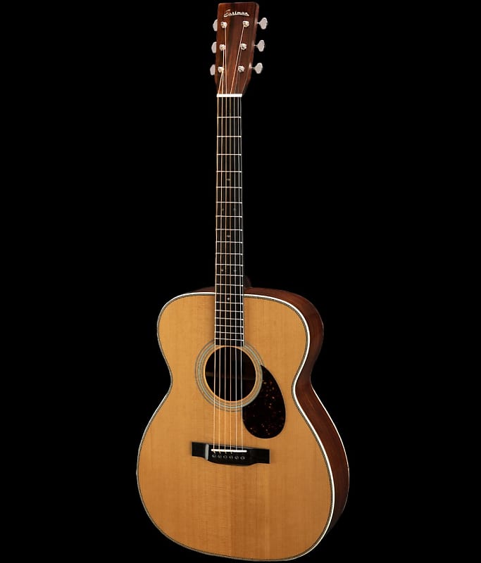 Eastman E8OM-TC Natural Acoustic Guitar image 1