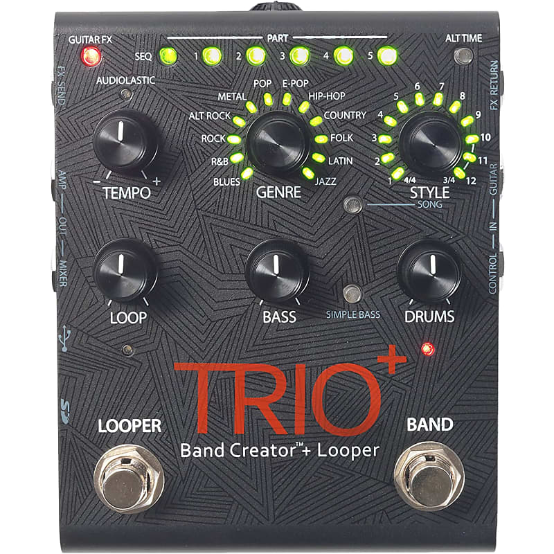 Digitech Trio Plus Band Creator and Looper Pedal | Reverb