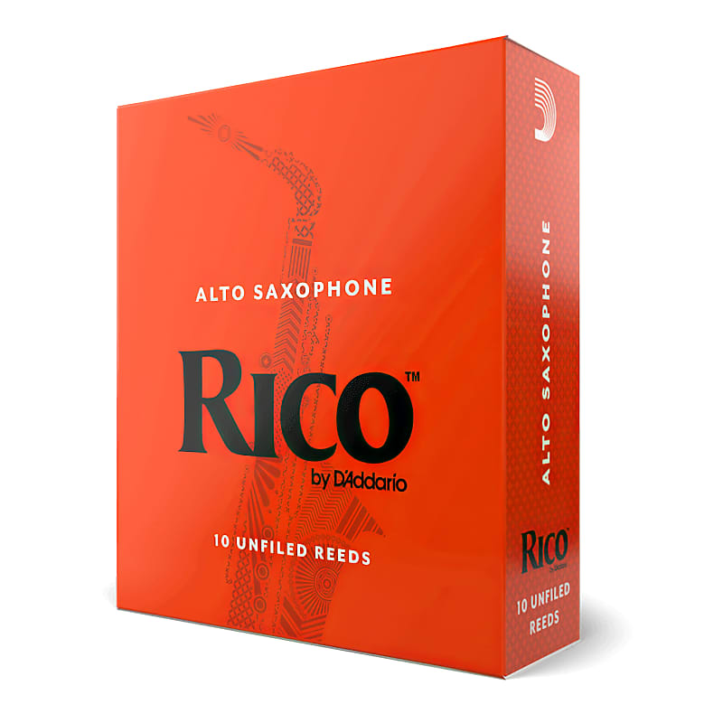 10 Pack Rico Alto Saxophone Reeds # 2.5  Strength 2 1/2 RJA1025 image 1