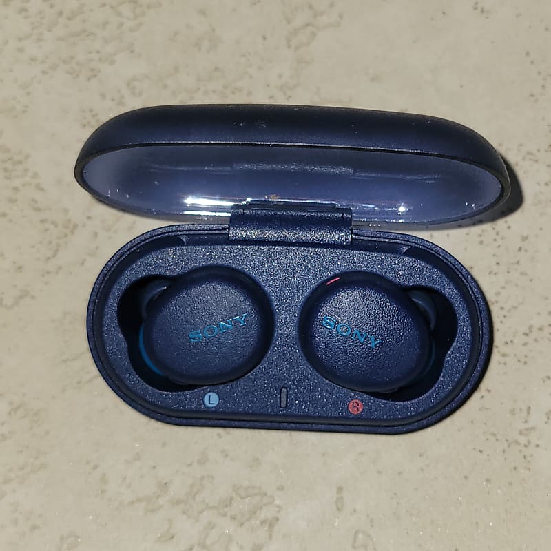 Sony WF-XB700 Extra Bass True Wireless Headphones 2020 - Blue, in ear iem  			