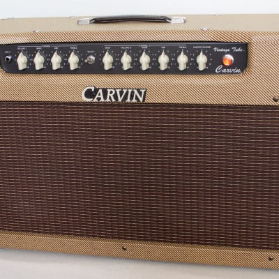 Carvin BelAir 212 Vintage Tube Series 50-Watt 2x12" Guitar Combo 1995 Tweed image 1