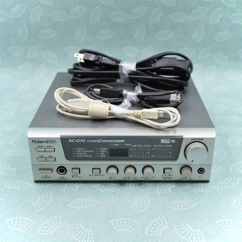 Roland SC-D70 Sound Canvas Digital General MIDI 2 Sound Modules Made in  Japan ZN90258