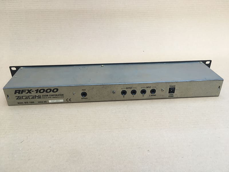 ZOOM RFX-1000 デジタルリバーブ マルチエフェクター Zoom RFX-1000 Digital Reverb and MultiFX Unit Rackmount w