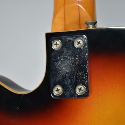 1960s Eko Lark II Sunburst Finish Electric Guitar image 20