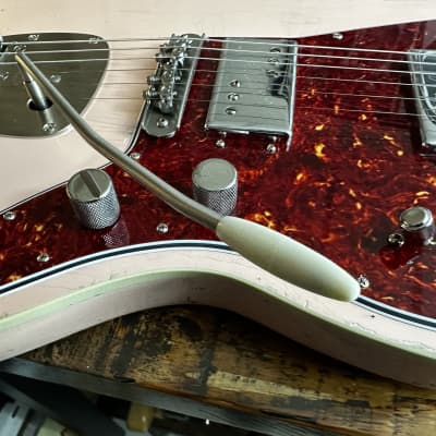 Mulholland Mod, Fender CuNiFe Jazzblaster / Jazzmaster - Shell Pink Relic image 6