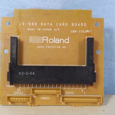 Roland JV-880 parts - DATA cartridge board