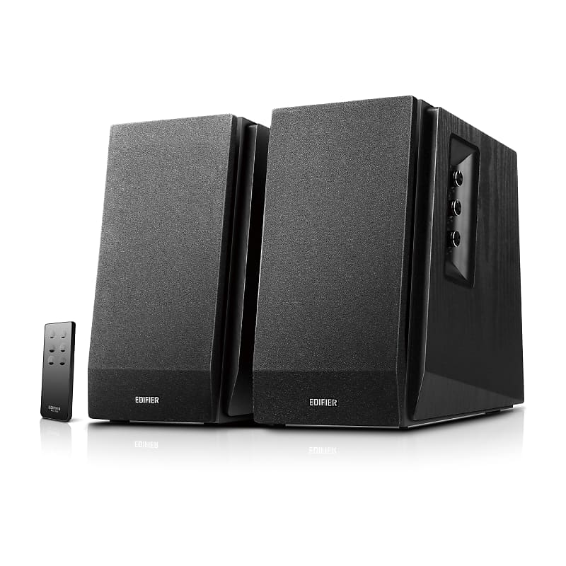 Edifier R1700BT Bluetooth Bookshelf Speakers - Powered 2.0 Active Black Speaker image 1