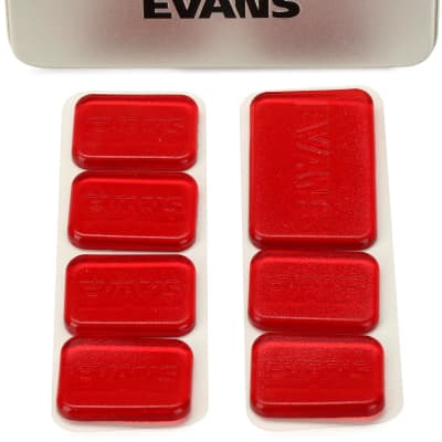 Evans Hydraulic Black Drumhead - 12 inch  Bundle with Evans EQ Pods Control Gels image 3