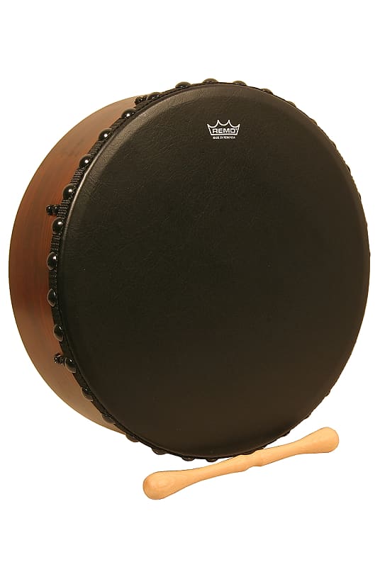 Remo ET-4514-81 Irish Bodhran with Acousticon Shell and Bahia Bass Head, 14"x4.5" image 1