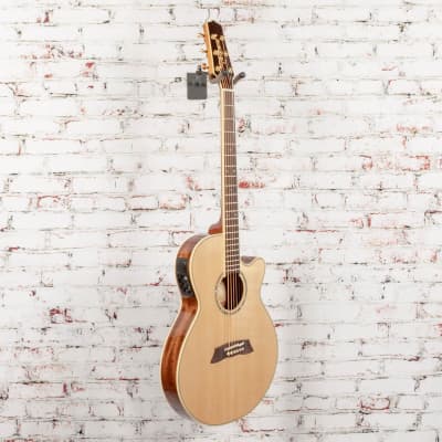 Takamine Thinline TSP138 CN Solid Spruce Top, Gloss Natural, Acoustic Electric, Semi-hard Case x0043 image 4