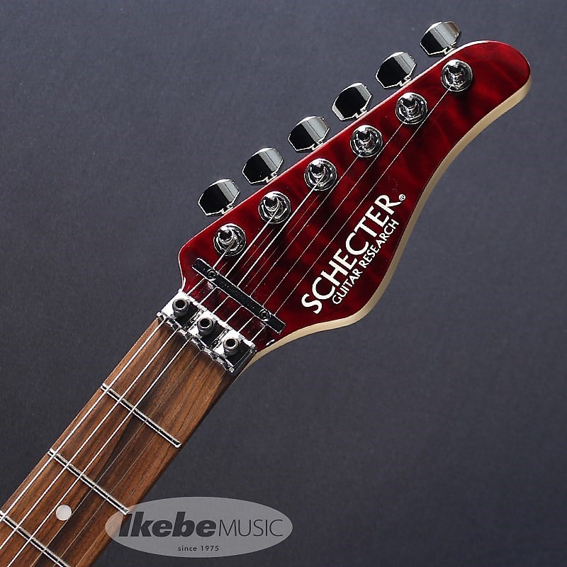SCHECTER SD-2-24-AL (See-Thru Red/Rosewood) -Made in Japan