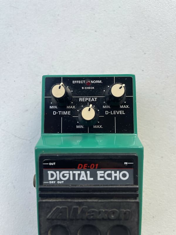 ギター Maxon DE-01 digtal echo MAXON DE-01 Digital Echo w/Original Box Made in Japan Delay