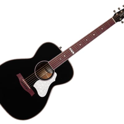 Seagull Artist LTD Tuxedo Black Acoustic/Electric Guitar w/Bag for sale