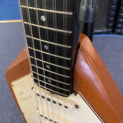 Vox Phantom XII vintage electric 12 string guitar Mid 1960s Brown image 10