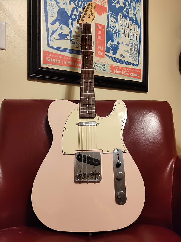 Partscaster Tele 2024 - Pink and cream image 1