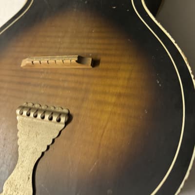Kay Parlor Guitar *For Restoration* MIJ Japan 1950s 1960s Vintage - Sunburst image 4