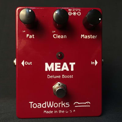 NOS Toadworks Meat Deluxe Boost  Guitar Effects Pedal image 2