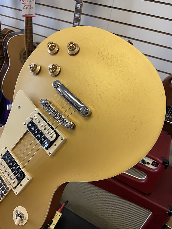Epiphone Les Paul Classic Worn Gold satin finish gold top