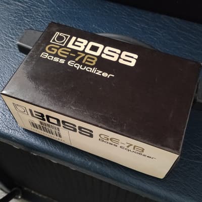 Boss GE-7B Bass Graphic Equalizer Dec 1993 w/ Original Box MIT Made in Taiwan Vintage Effects Pedal image 8