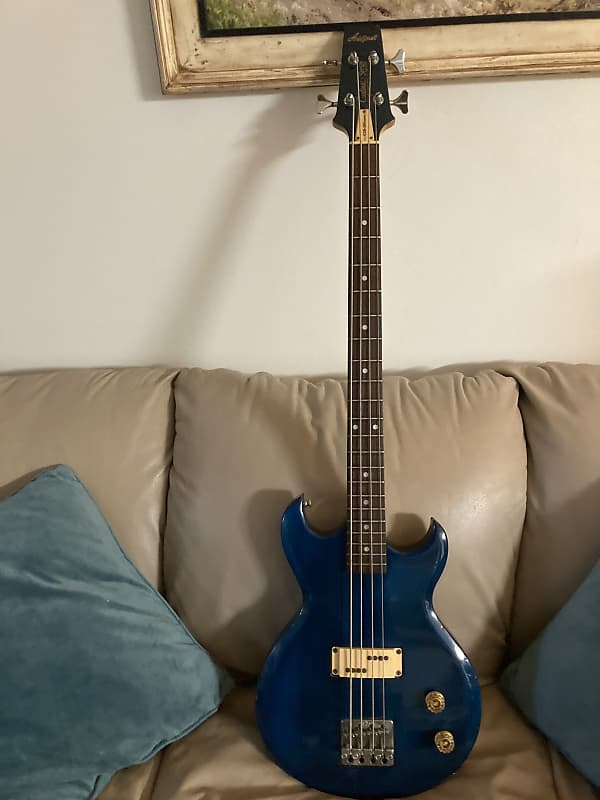 Aria CSB380 Cardinal series 1980-1986 - Translucent blue | Reverb