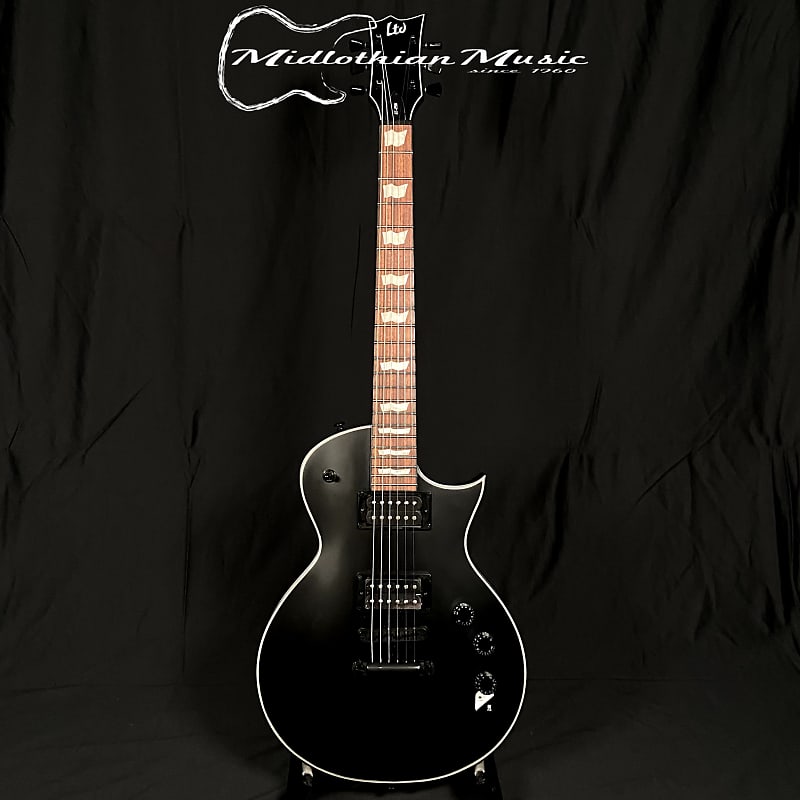 ESP LTD - Eclipse EC-256 Electric Guitar - Black Satin Finish image 1