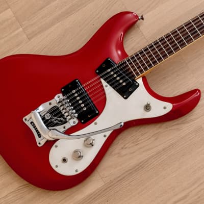 1960s Mosrite Ventures Model XII Vintage 12 String Electric Guitar Red w/ Case, USA-Made image 1
