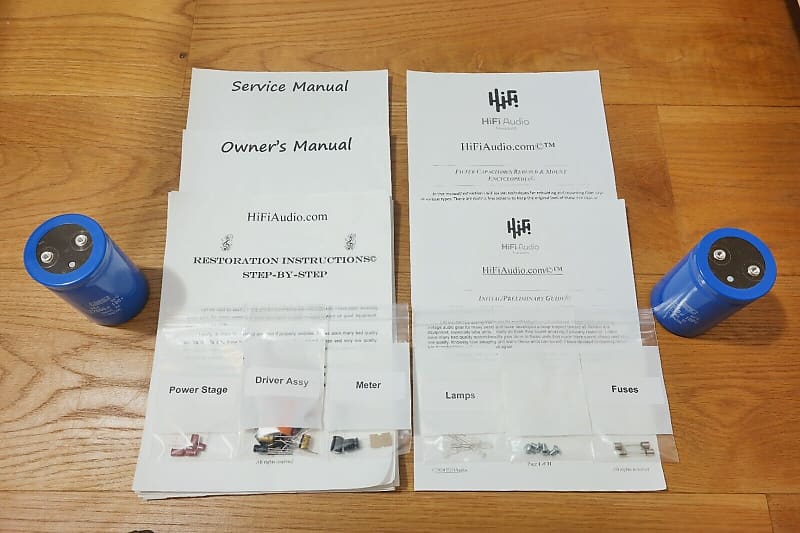 Yamaha P2200 restoration kit filter capacitor repair rebuild fix  			