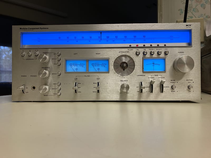 MCS 3253 Brushed Silver Alumn. Wooden Reverb