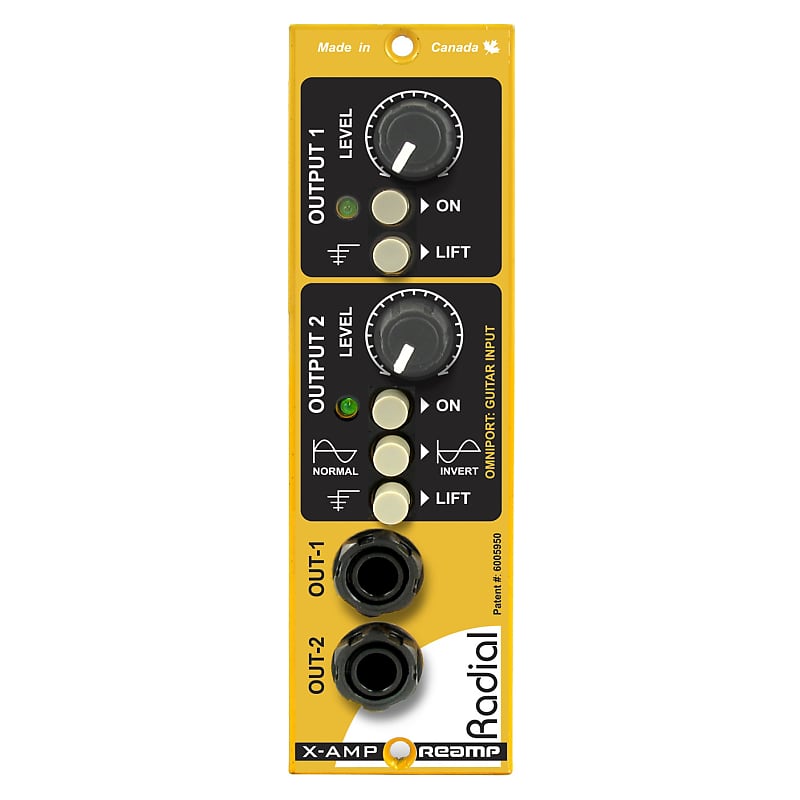 Radial Engineering X-Amp 500 Series Class A Active Reamper Module image 1