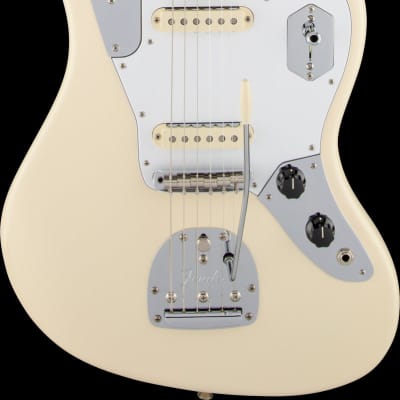 Fender Artist Series Johnny Marr Jaguar Olympic White Rosewood Fingerboard With Case image 2