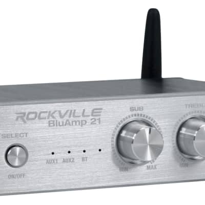 Rockville BLUAMP 21 Bluetooth Amplifier+(2) 5.25" Speakers+Smart Wifi Receiver image 5