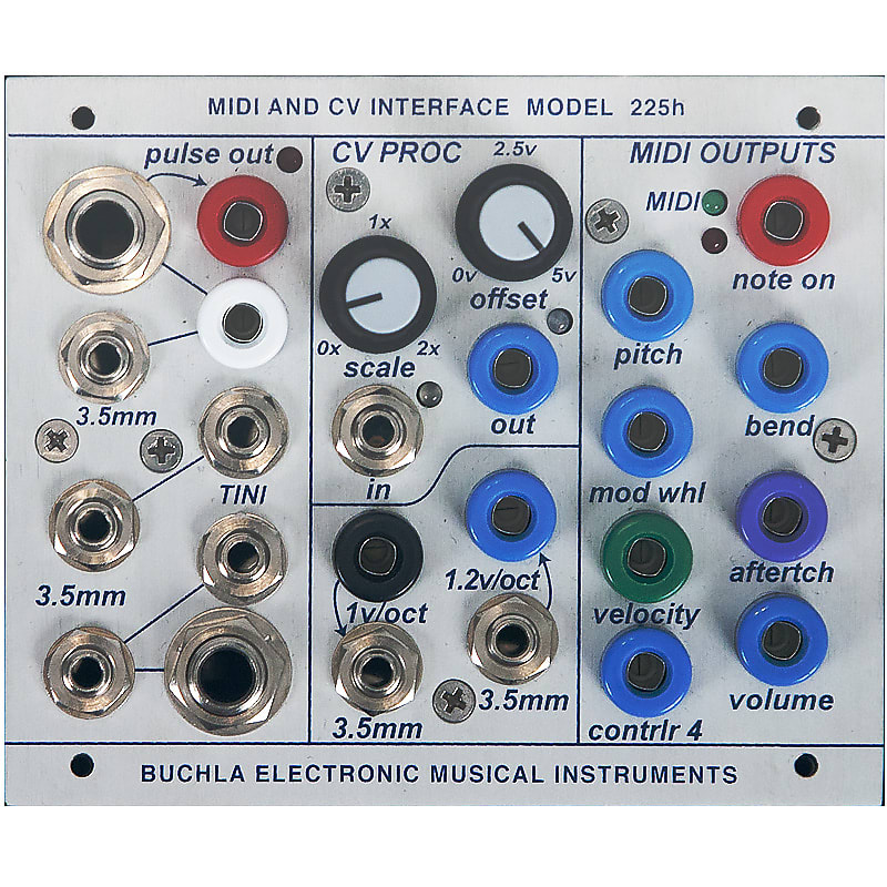 Buchla 225h MIDICV Interface Reverb