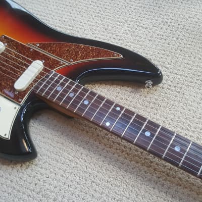 Rare 60s Vintage Fandel Jet Series H-F702T Electric Guitar Sunburst Japan MIJ image 5