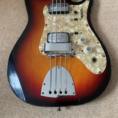 Egmond  Electric Bass  1960's Sunburst image 2