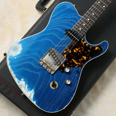 Asher Guitars T Deluxe Blue Metallic image 2