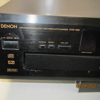 Denon Model DVM-1800 5 Disc Changer - Audio CD's and DVD's  -  w 24-bit, 96-kHz D/A Audio Converter image 7
