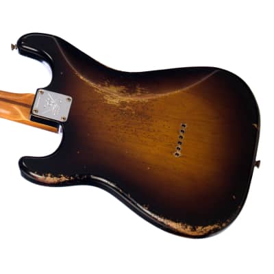 Fender Custom Shop Limited Edition 70th Anniversary 1954 Stratocaster Hardtail Heavy Relic - Wide Fade 2 Tone Sunburst - 1 off Electric Guitar NEW! image 4