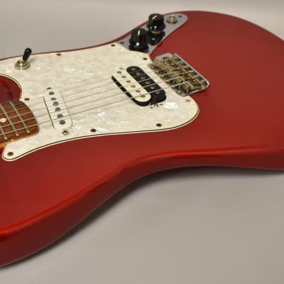 2000 Fender Deluxe Series Cyclone Candy Apple Red MIM w/HSC image 9