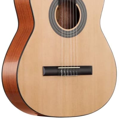 39 Inch Full-size Classical Acoustic Guitar Spruce Mahogany Body image 2