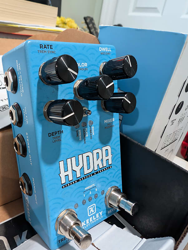 Keeley Hydra Stereo Reverb & Tremolo