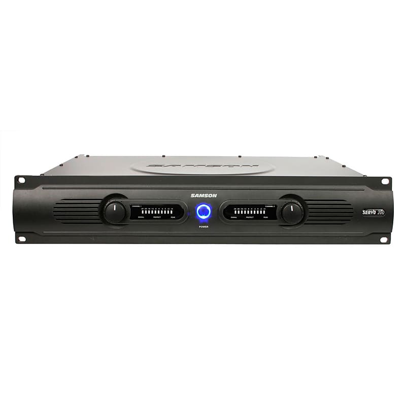 Samson SERVO 200 - Ampli stéréo 2x 100W classe AB - rack 2U | Reverb