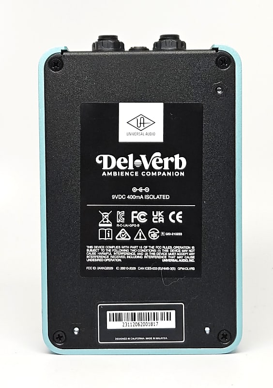 USFX Del-Verb 中古超美品 used Universal Audio Del-Verb, Excellent Condition with Box