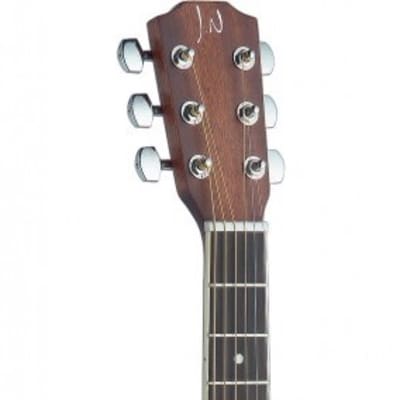 JN Guitars Asyla Series Mini Auditorium Travel Guitar w/ Solid Spruce Top image 3